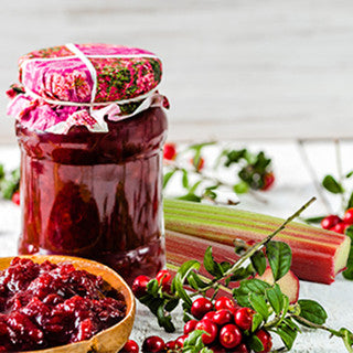 Cranberry Rhubarb Preserves